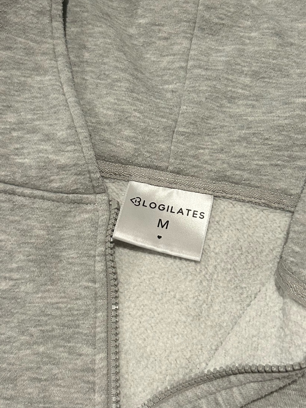 blogilates marshmallow full zip hoodie sweatshirt - Picture 4 of 5